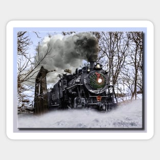 Snow Train Sticker